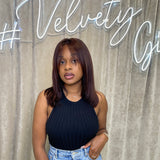 Long Carré Bob with Lace Closure Myriam