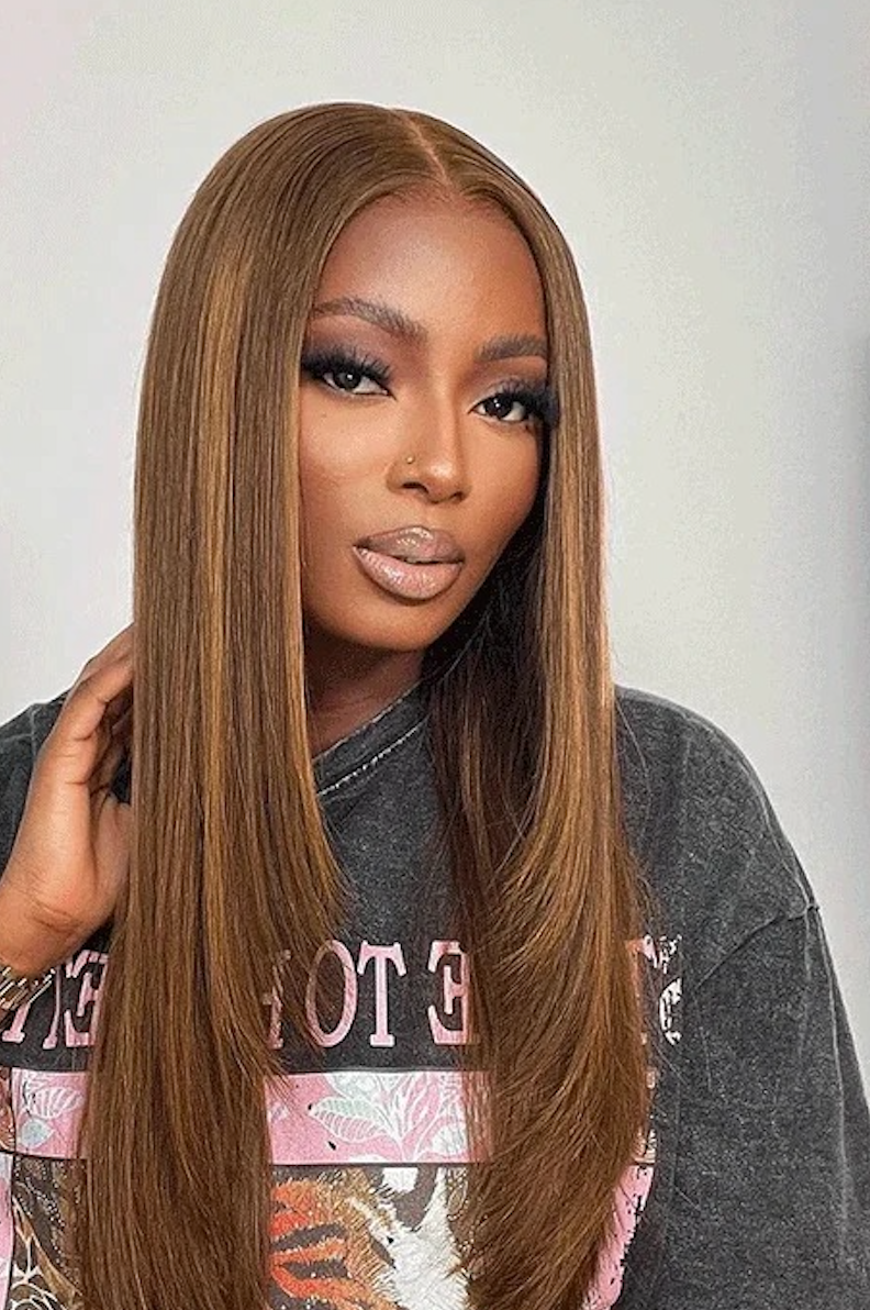 Perruque Raw Hair Lace Frontal HD Aashvi, cheveux lisses et naturels pour un look parfait