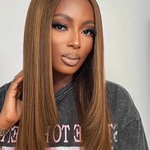 Perruque Raw Hair Lace Frontal HD Aashvi, cheveux lisses et naturels pour un look parfait