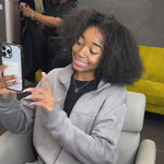 Tissage flip over avec un look naturel, extension cheveux lisses et élégants