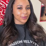 Pose de tissage ouvert, volume et longueur naturels pour une coiffure élégante