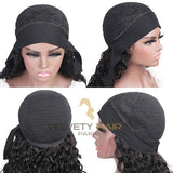 Perruque bandeau headband wig Curly - VELVETY PARIS