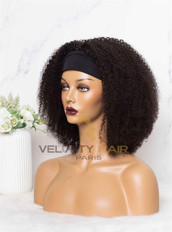 Perruque bandeau headband wig curly courte - VELVETY PARIS