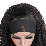 Perruque bandeau headband wig Deep Wave courte - VELVETY PARIS