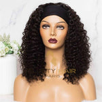Perruque bandeau headband wig Deep Wave mi-longue - VELVETY PARIS