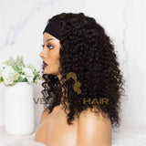 Perruque bandeau headband wig Deep Wave mi-longue - VELVETY PARIS