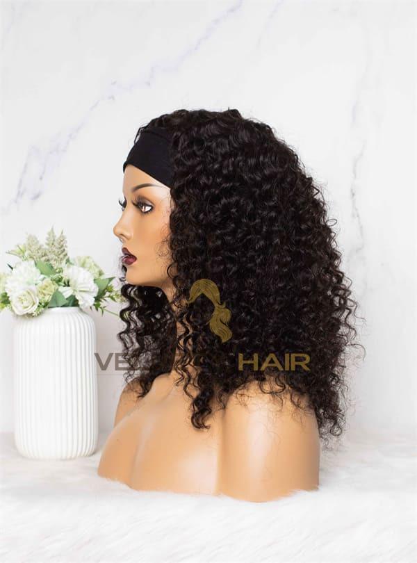 Perruque bandeau headband wig Deep Wave mi-longue - VELVETY PARIS