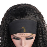 Perruque bandeau headband wig Deep Wave mi-longue - VELVETY PARIS