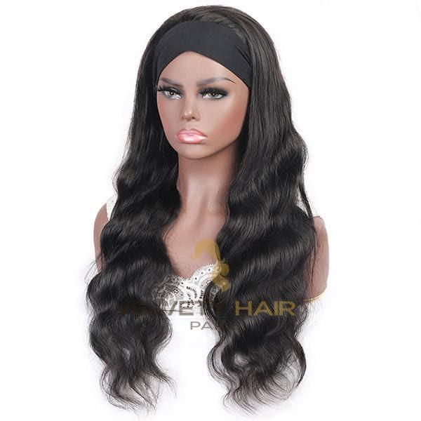 Perruque bandeau headband wig ondulé Body Wave - VELVETY PARIS