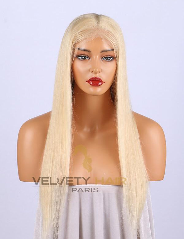 Perruque Lace Frontal Wig Blonde Wellow - VELVETY PARIS
