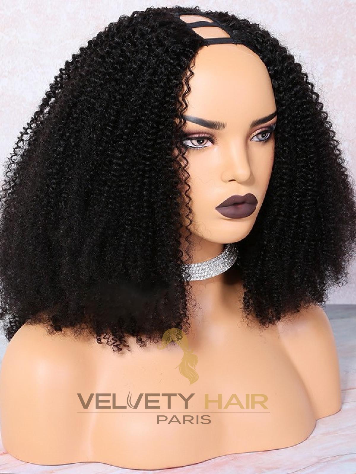 Perruque U part Wig kinky curly - VELVETY PARIS