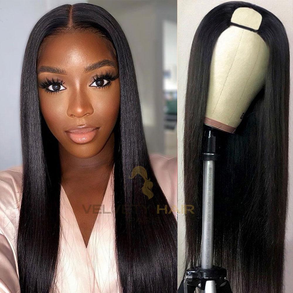 Perruque U part Wig Lisse - VELVETY PARIS
