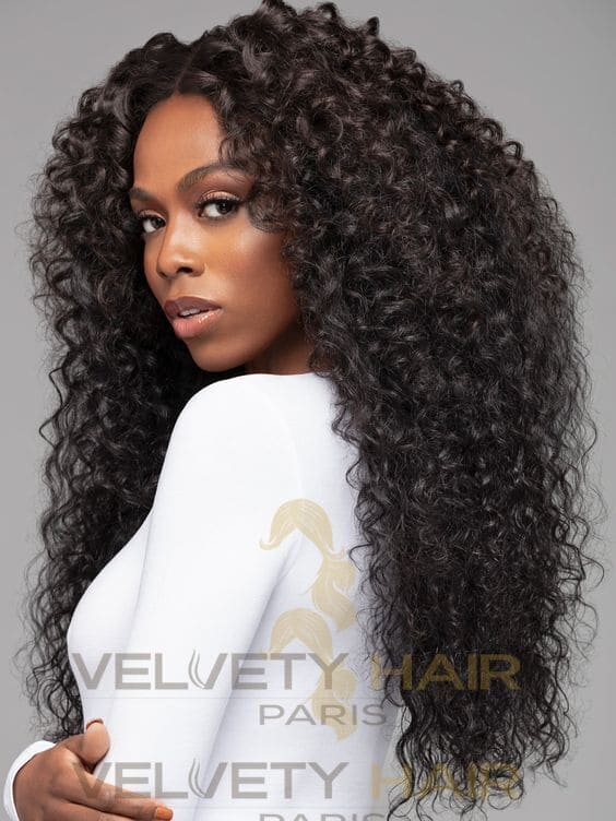 Perruque Virgin Lace Frontal Wig Deep Wave - VELVETY PARIS