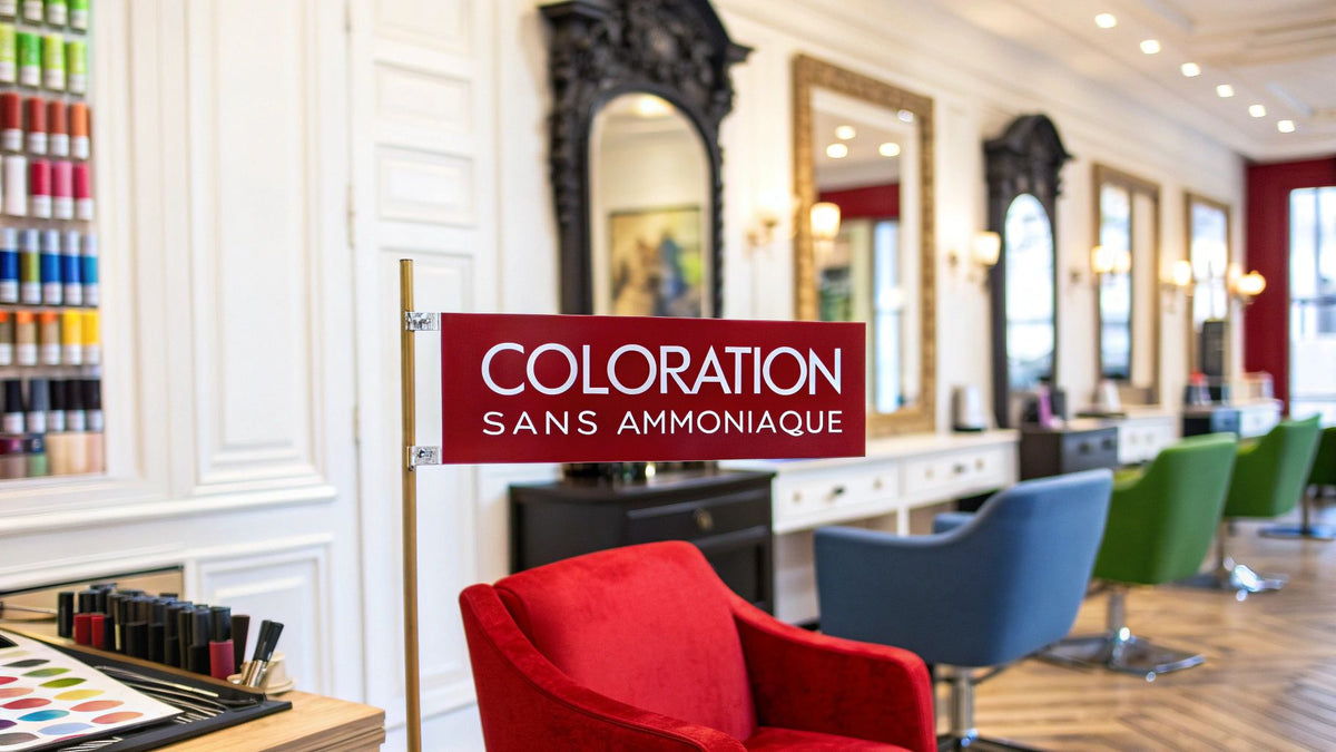 Meilleure coloration cheveux sans ammoniaque à Paris