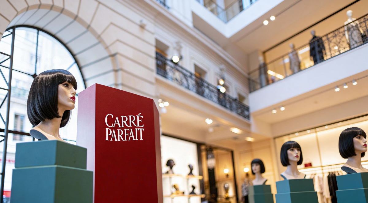 Votre perruque coupe carrée parfaite vous attend à Paris