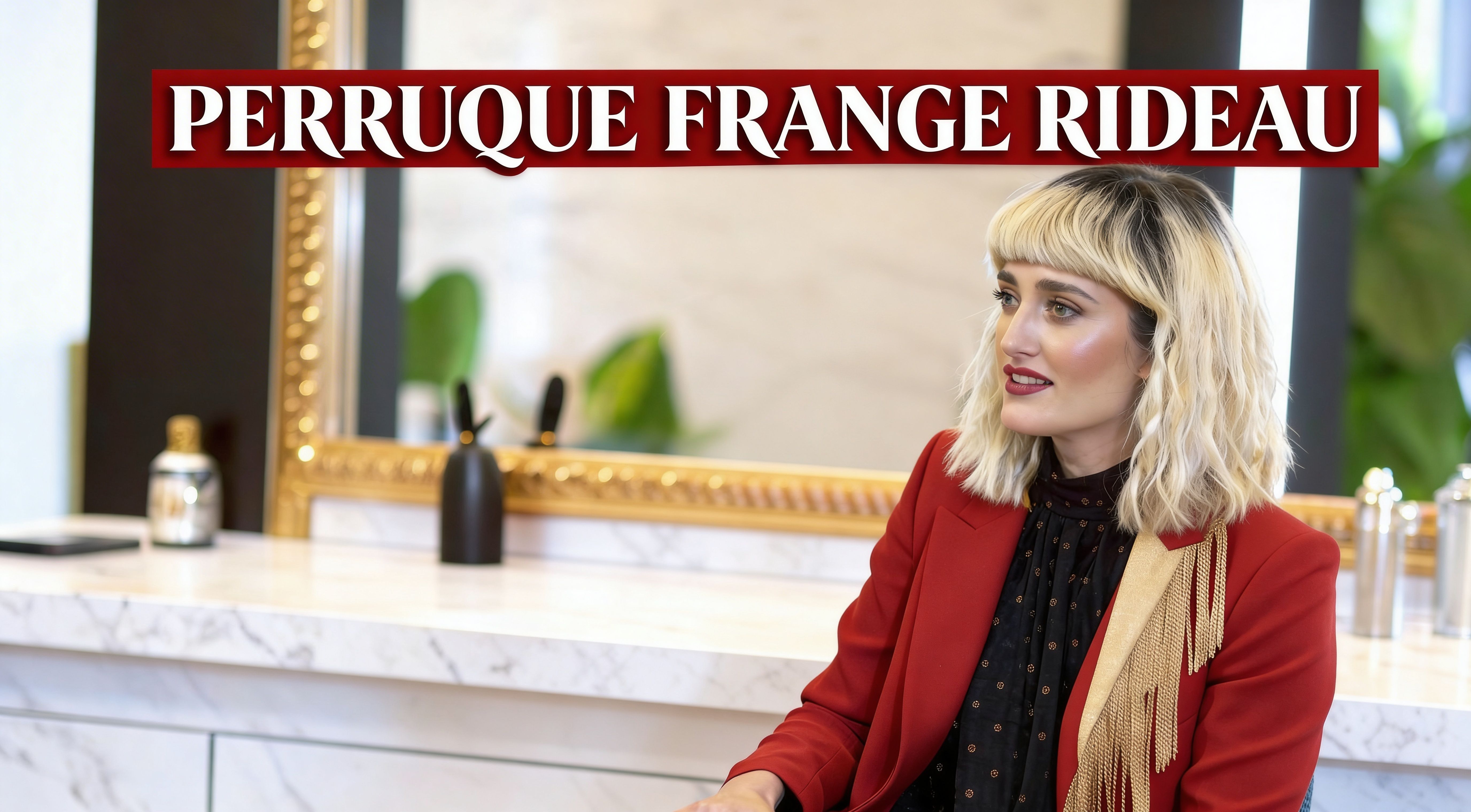 La perruque frange rideau, votre secret pour un style parisien chic
