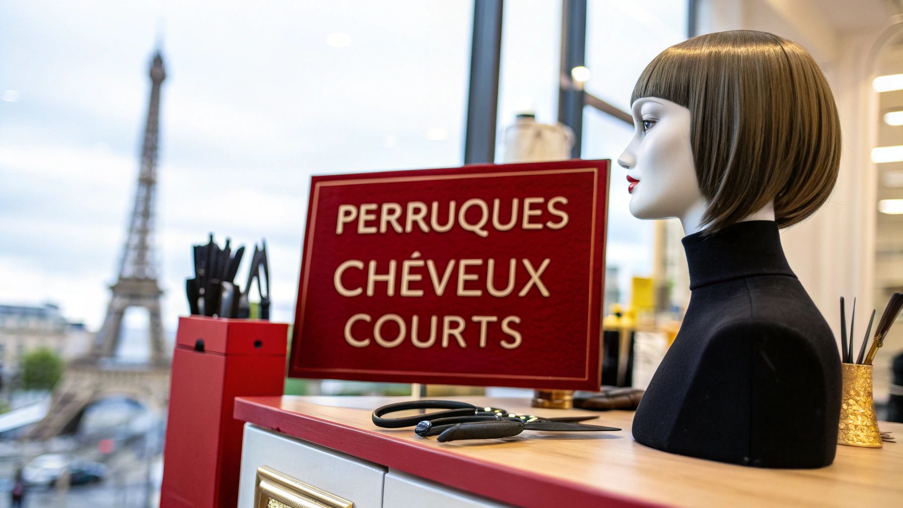 Le guide des perruques cheveux courts pour trouver votre style à Paris