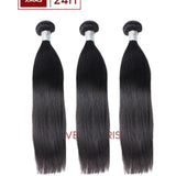 3 Tissages Brésiliens lisses raides