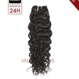 Remy Hair Weave - 100% Natural Hair Water Wave 