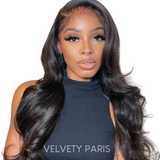 Perruque Closure 6X7 HD invisible Wavy ondulée