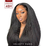 Perruque closure Large 6X7 Kinky Straight Yaki