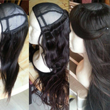 Wig making with closure