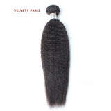 Tissage Brésilien Kinky Straight Yaki 100% Cheveux Naturels