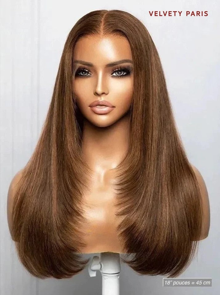 Perruque Raw Hair Lace Wig Aashvi, cheveux naturels et élégants