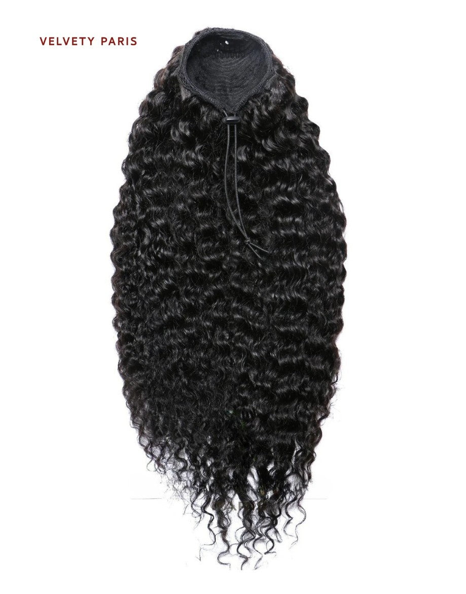 Ponytail Deep Wave - Queue de cheval - Cheveux Remy Hair - VELVETY PARIS