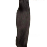 Tissage péruvien 100% naturel cheveux virgins lisses, parfait pour une texture lisse et brillante.