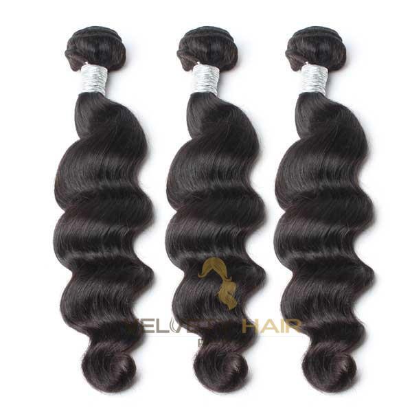 3 tissages Brésiliens Loose Wave avec closure - VELVETY PARIS