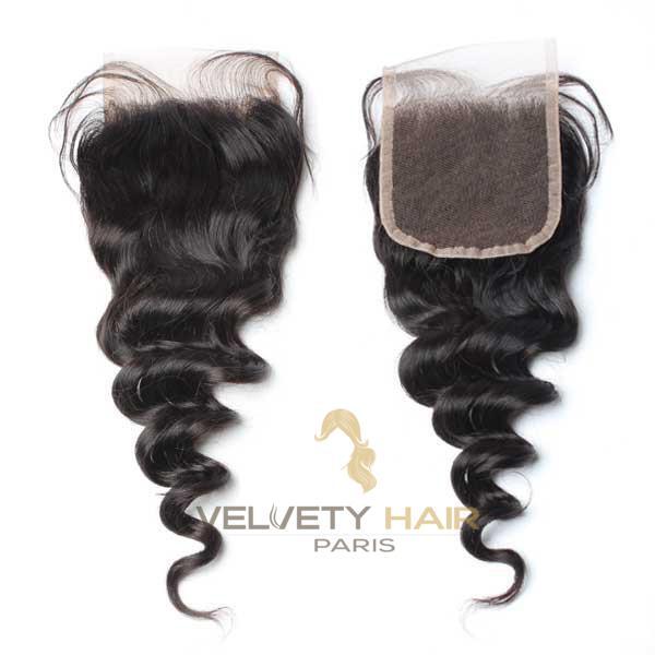 3 tissages Brésiliens Loose Wave avec closure - VELVETY PARIS