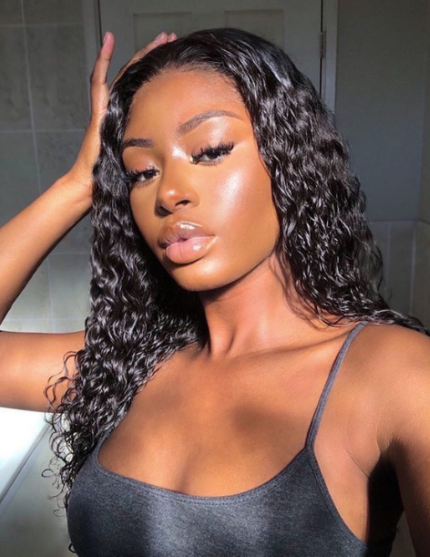 Perruque Brésilienne Lace Closure Curly Wig