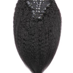 
Clip-In Extensions cheveux brésiliens Kinky Straight 220g, volume intense et look glamour
