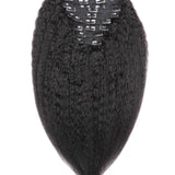 
Clip-In Extensions cheveux brésiliens Kinky Straight 220g, volume intense et look glamour
