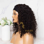 Perruque bandeau headband wig Deep Wave mi-longue - VELVETY PARIS