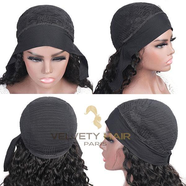 Perruque Bandeau headband wig Lisse Raide Courte - VELVETY PARIS