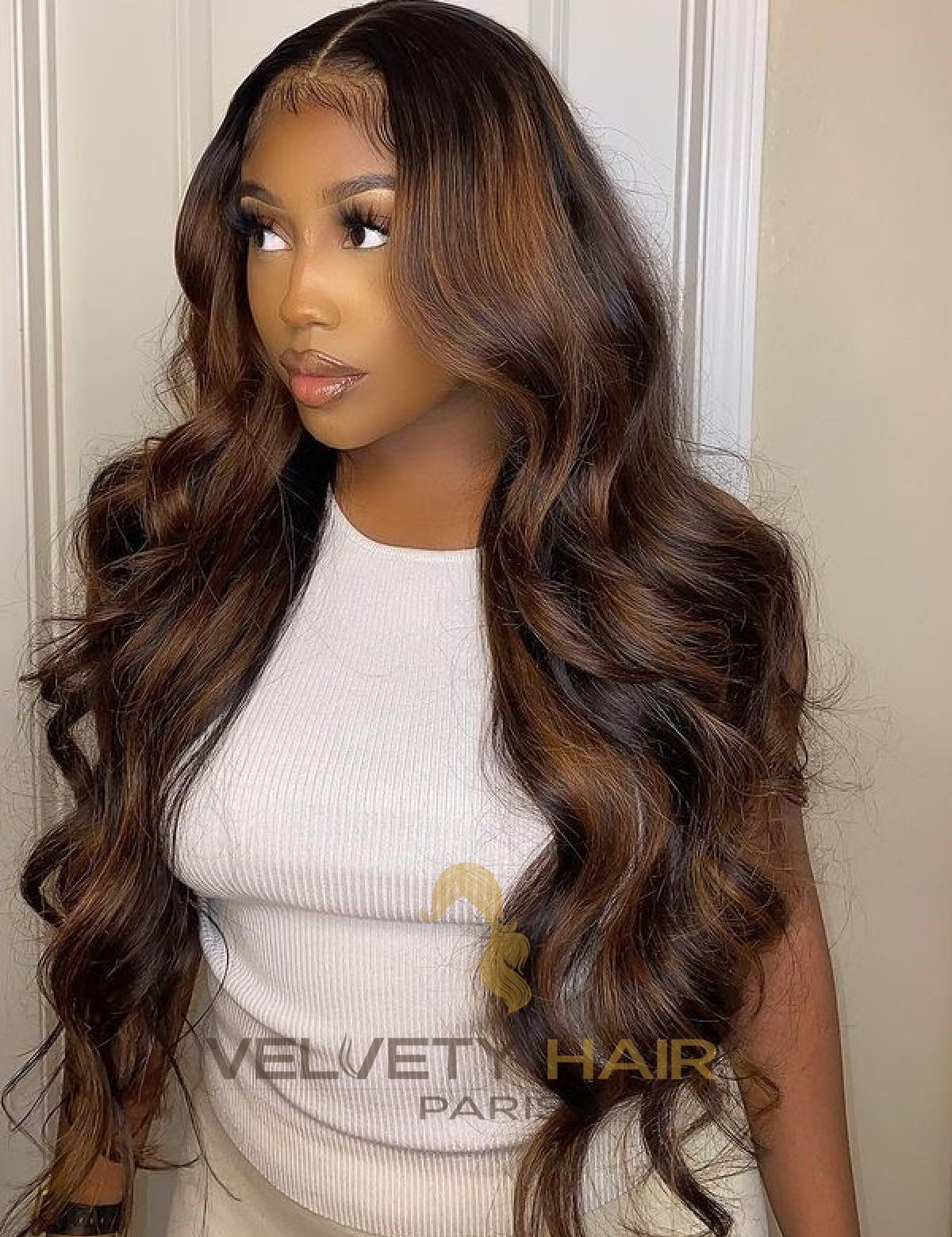 Perruque Lace Frontal HD Wig Becky - VELVETY PARIS