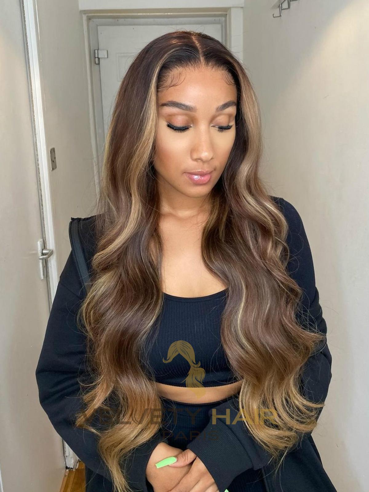 Perruque Lace Frontal HD Wig Dolores - VELVETY PARIS