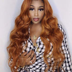Perruque Lace Frontal HD Wig Ginger - VELVETY PARIS