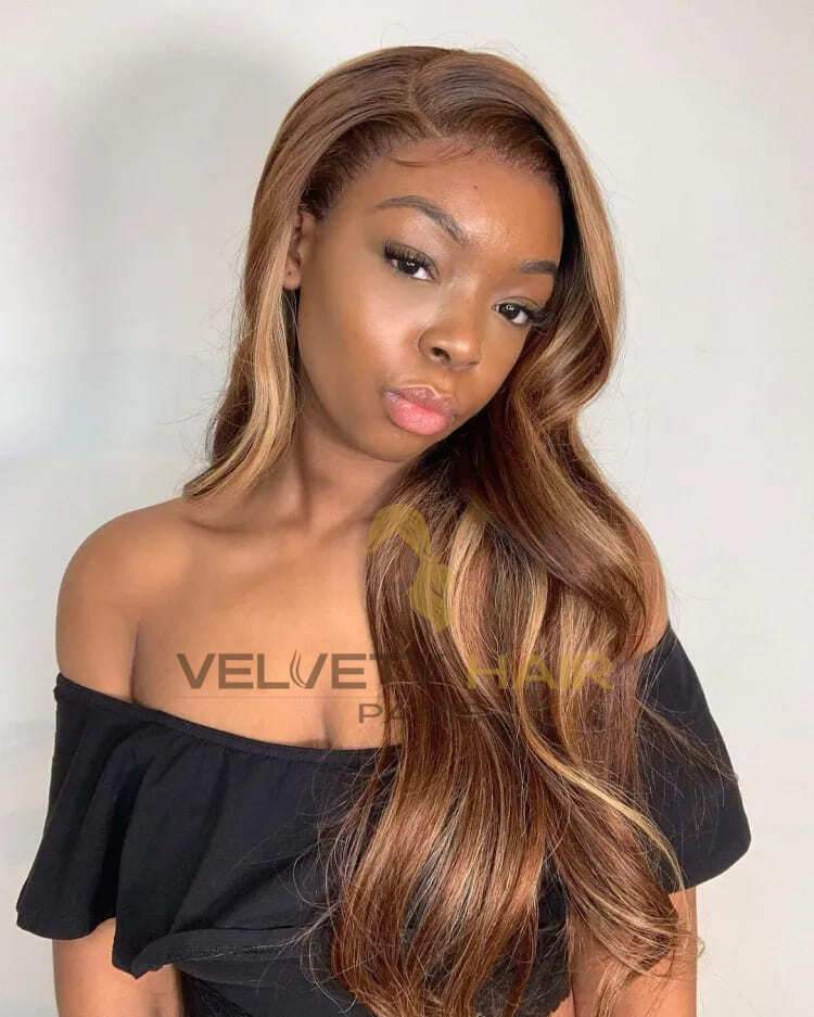 Perruque Lace Frontal HD Wig Olivia - VELVETY PARIS