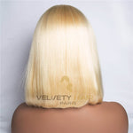 Perruque Lace Frontal Wig Bob Blonde Leila (12″ – 30 cm) - VELVETY PARIS