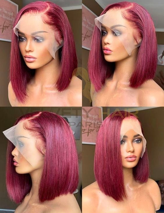 Perruque Lace Wig Bob Ina - VELVETY PARIS