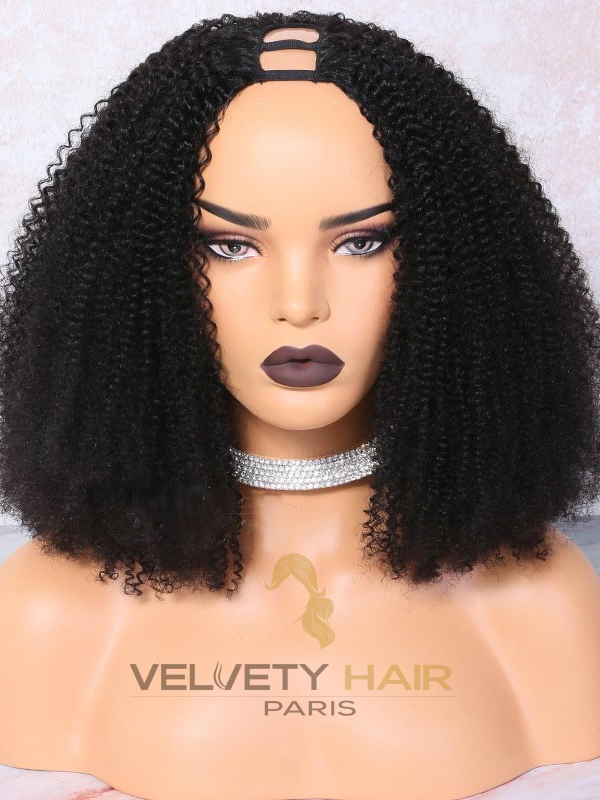 Perruque U part Wig kinky curly - VELVETY PARIS