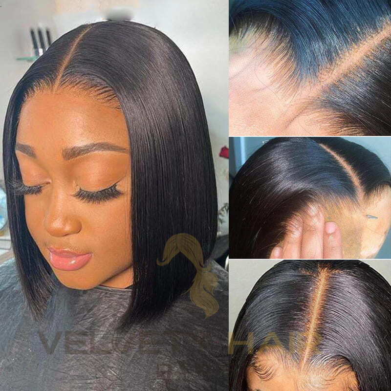 Perruque Virgin Wig Bob Lisse - VELVETY PARIS