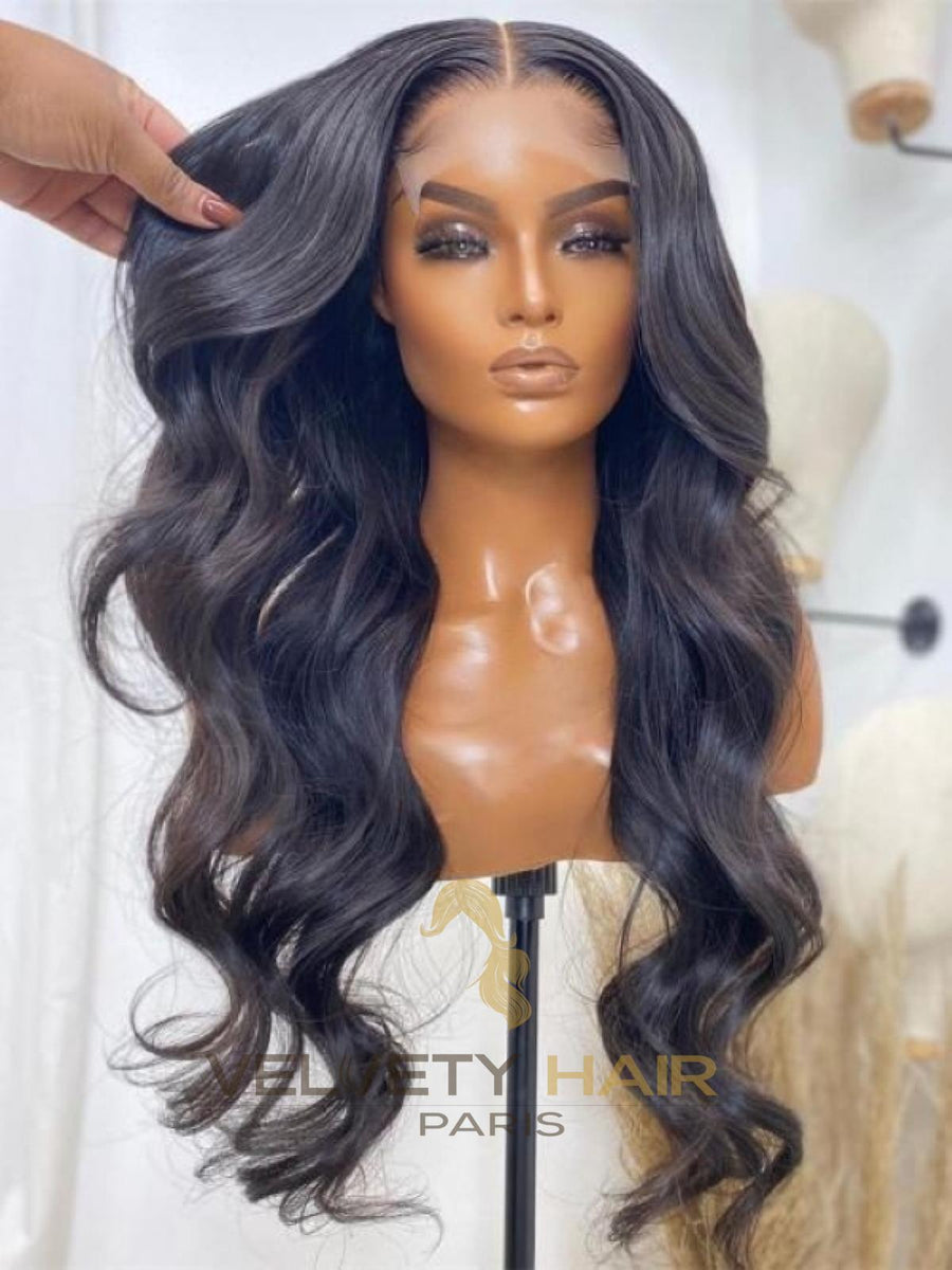 Perruque Virgin Wig closure Body wave - VELVETY PARIS